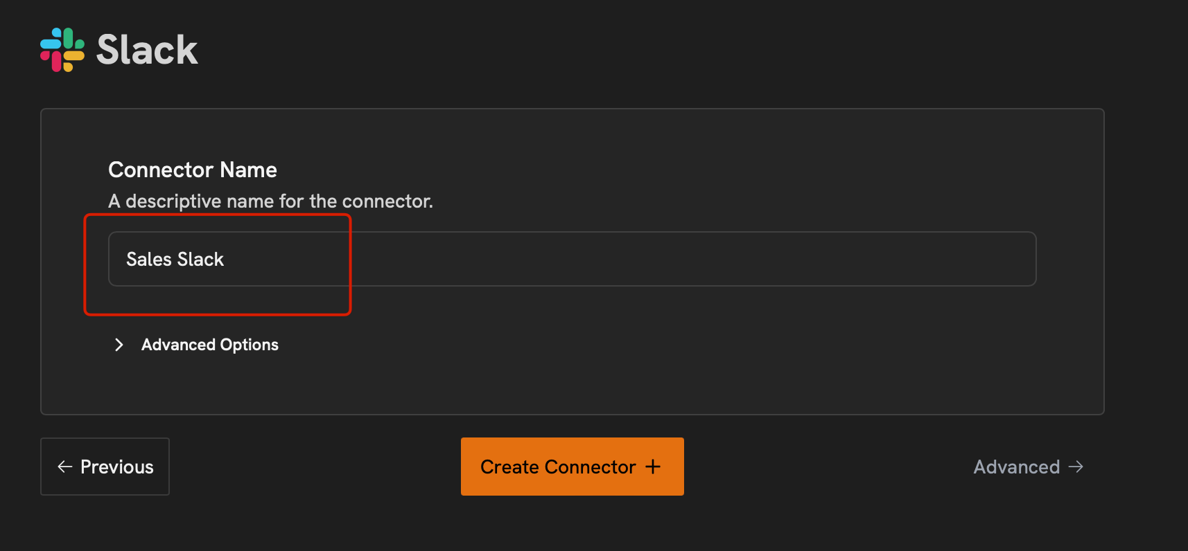 SlackConnectorSetting